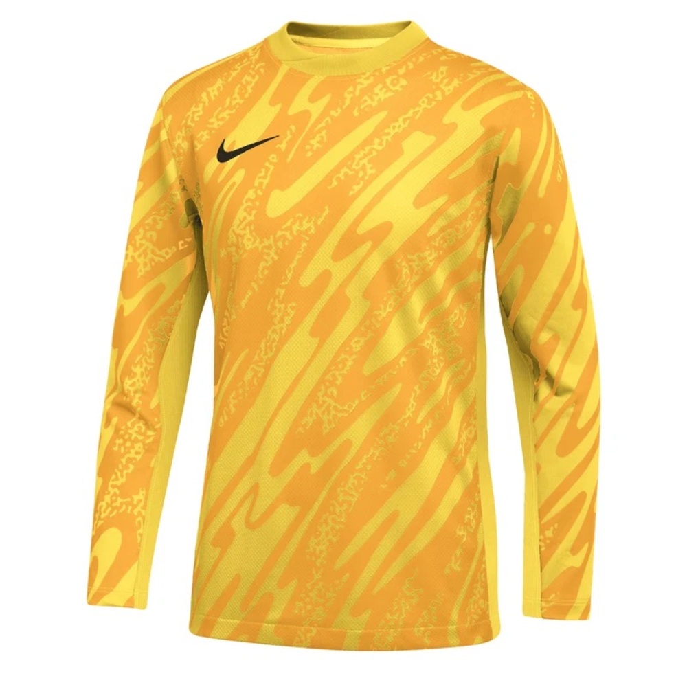 NIKE KIDS GARDIEN V GOALKEEPER LONG SLEEVE JERSEY YELLOW/UNIVERSITY GOLD